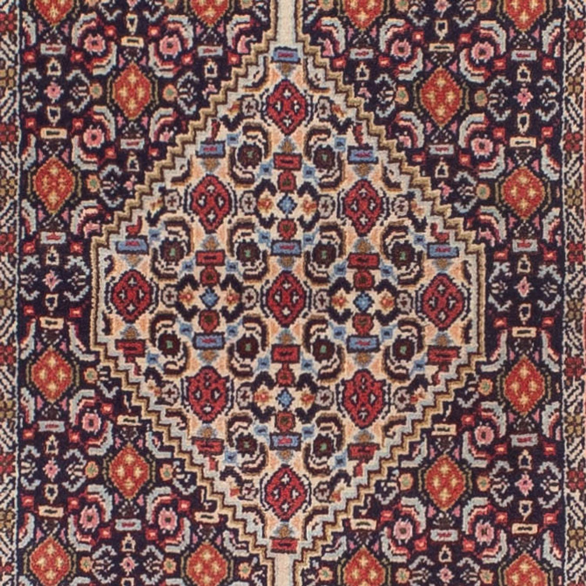 Alfombra de pasillo Alfombra persa - Clásica - 253 x 53 cm - rojo oscuro