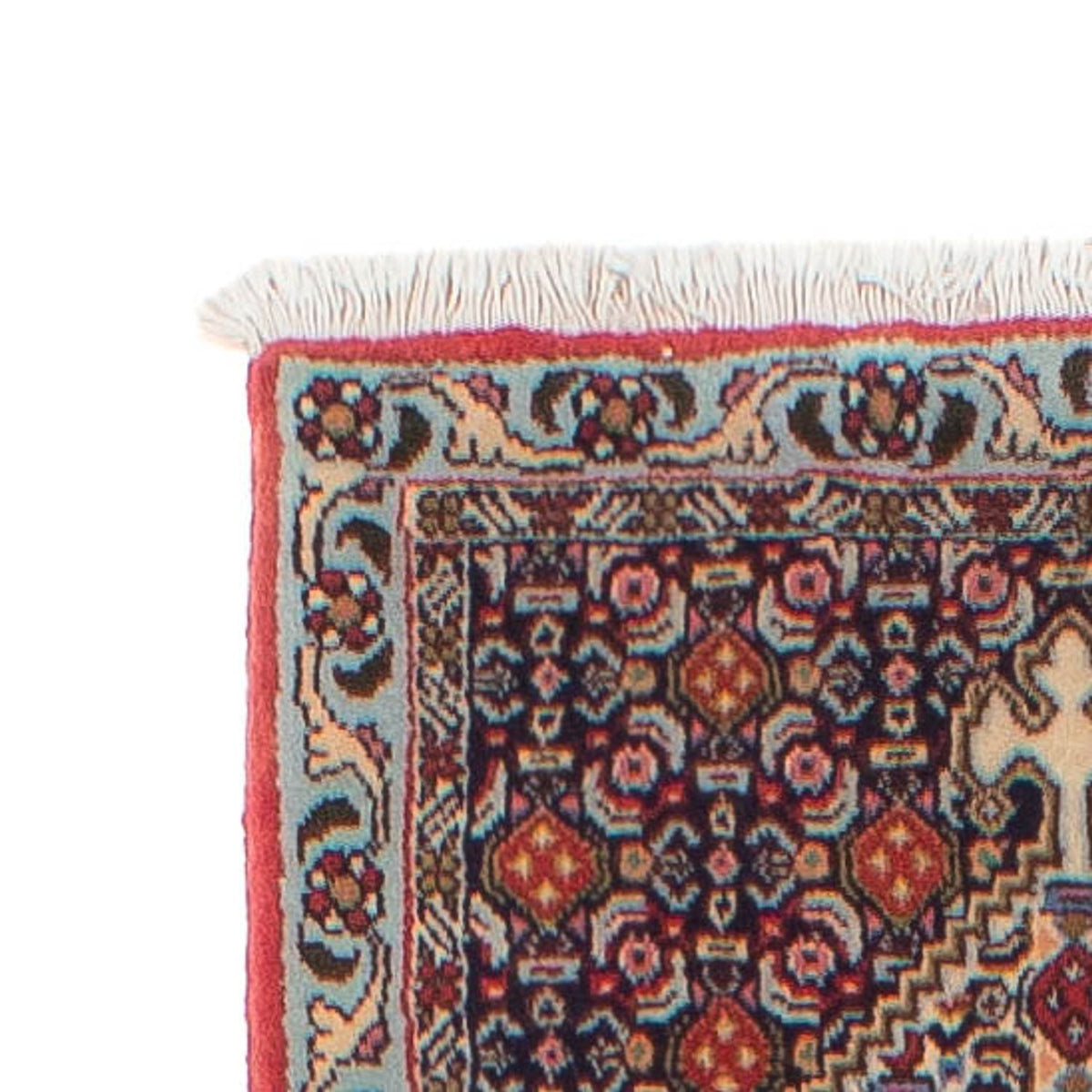 Alfombra de pasillo Alfombra persa - Clásica - 253 x 53 cm - rojo oscuro