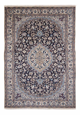 Alfombra persa - Nain - 350 x 243 cm - azul oscuro