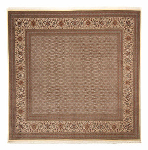 Alfombra persa - Tabriz cuadrado  - 258 x 251 cm - marrón claro