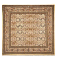 Alfombra persa - Tabriz cuadrado  - 248 x 243 cm - beige