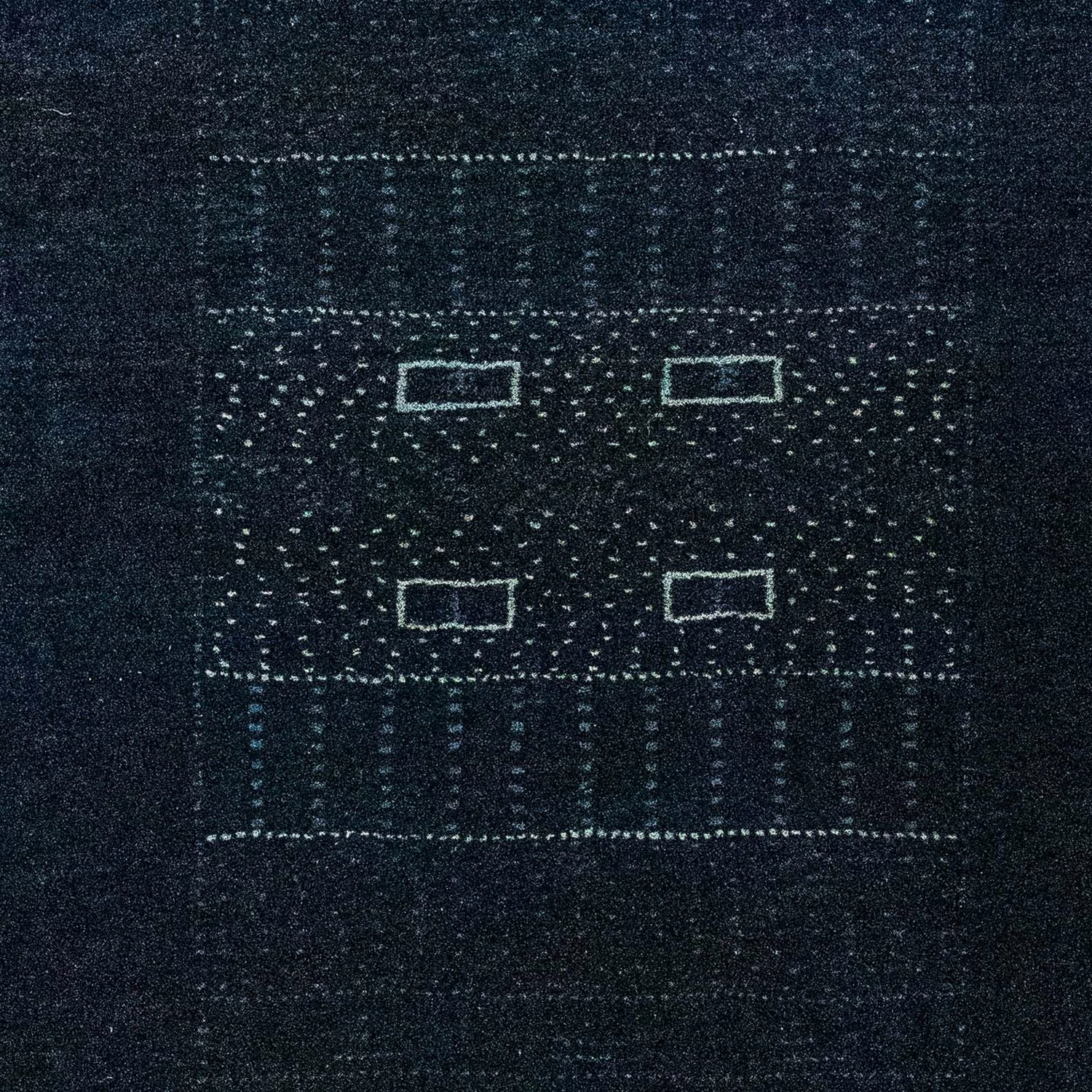 Alfombra Ziegler - 132 x 75 cm - azul oscuro