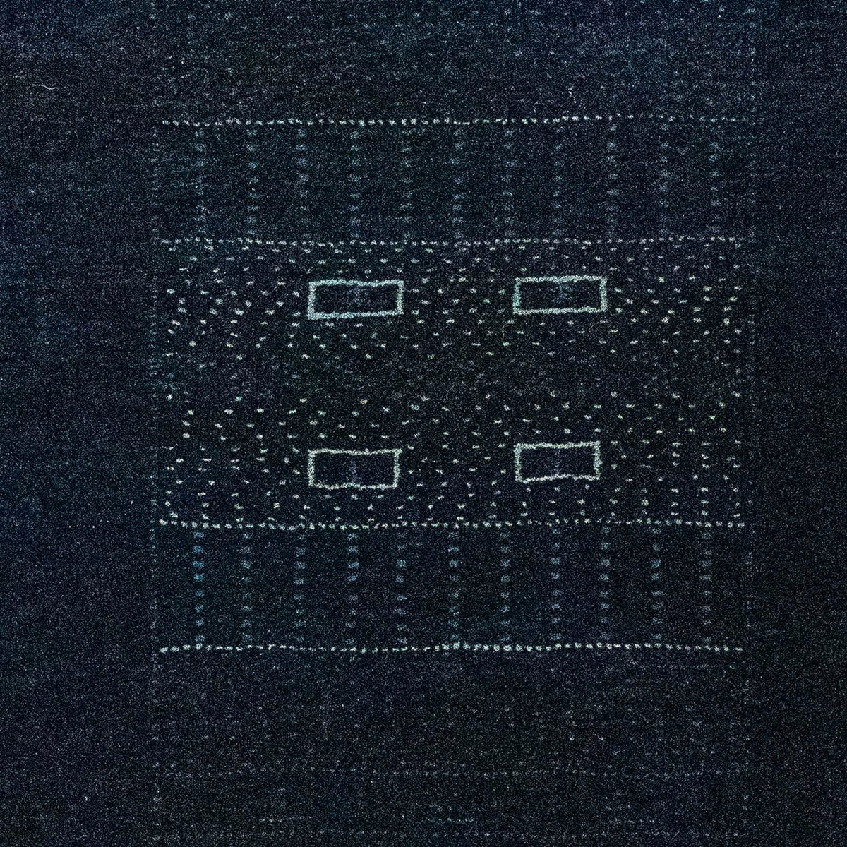 Alfombra Ziegler - 132 x 75 cm - azul oscuro