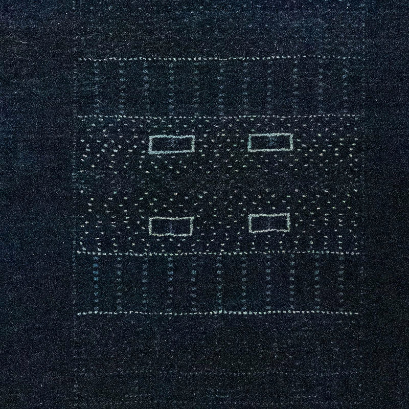 Alfombra Ziegler - 132 x 75 cm - azul oscuro