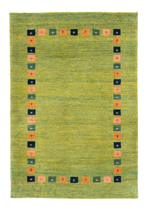 Alfombra Gabbeh - Loribaft Persa - 154 x 107 cm - verde
