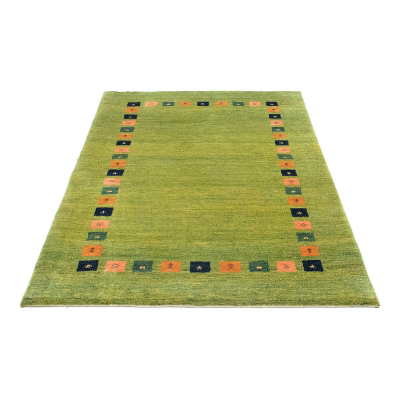 Alfombra Gabbeh - Loribaft Persa - 154 x 107 cm - verde
