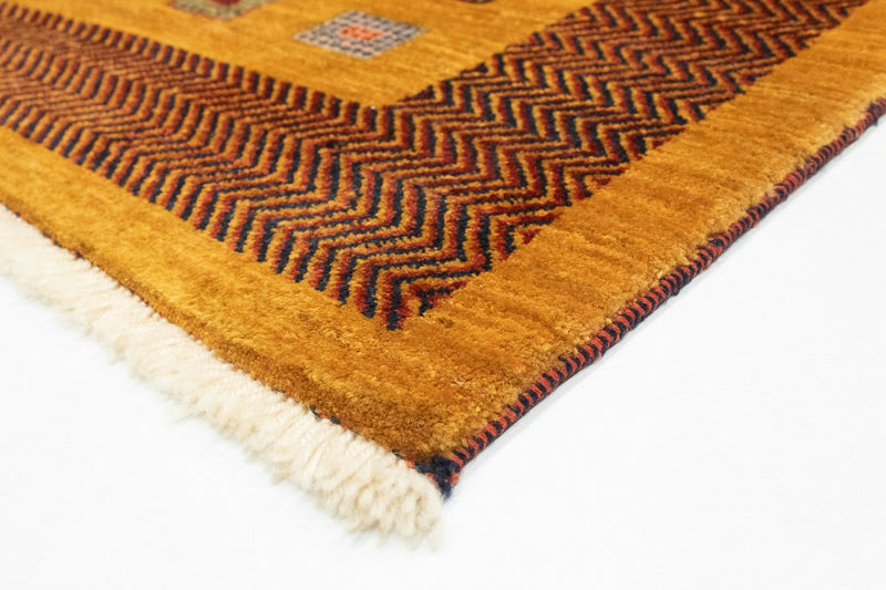 Alfombra Gabbeh - Loribaft Persa - 150 x 102 cm - oro