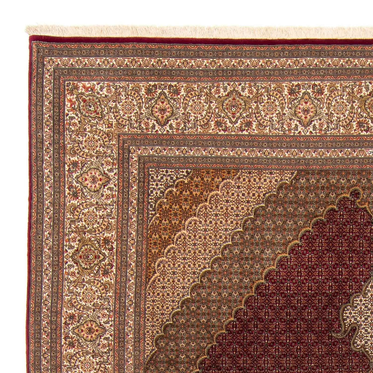 Alfombra persa - Tabriz - 358 x 253 cm - rojo oscuro