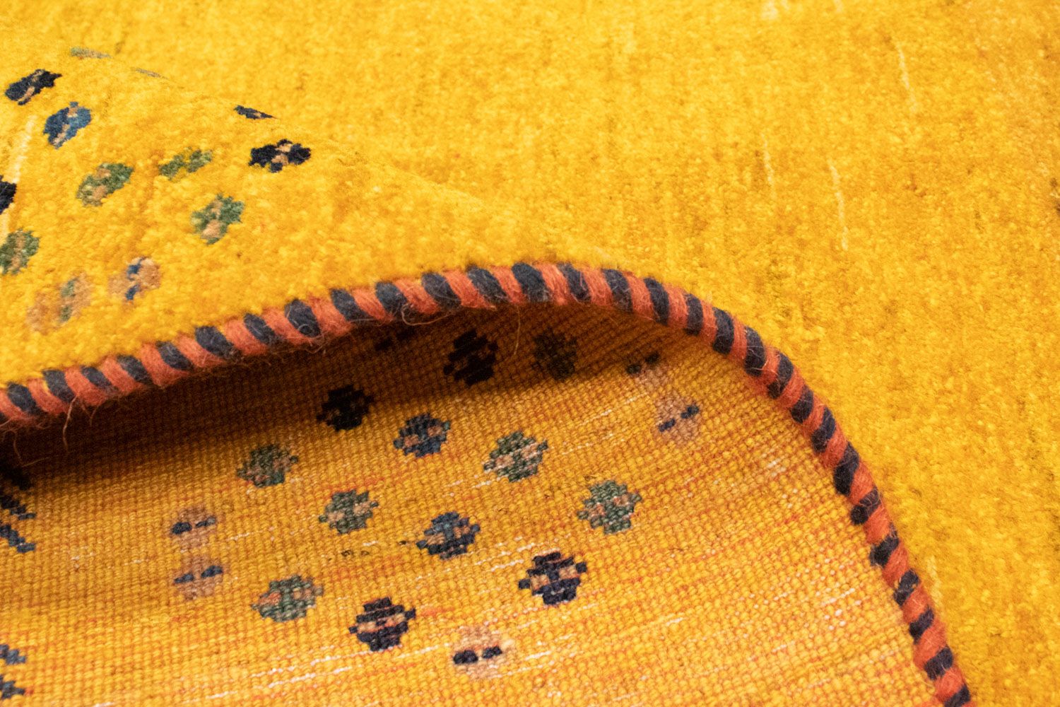 Alfombra Gabbeh - Loribaft Persa - 240 x 170 cm - oro