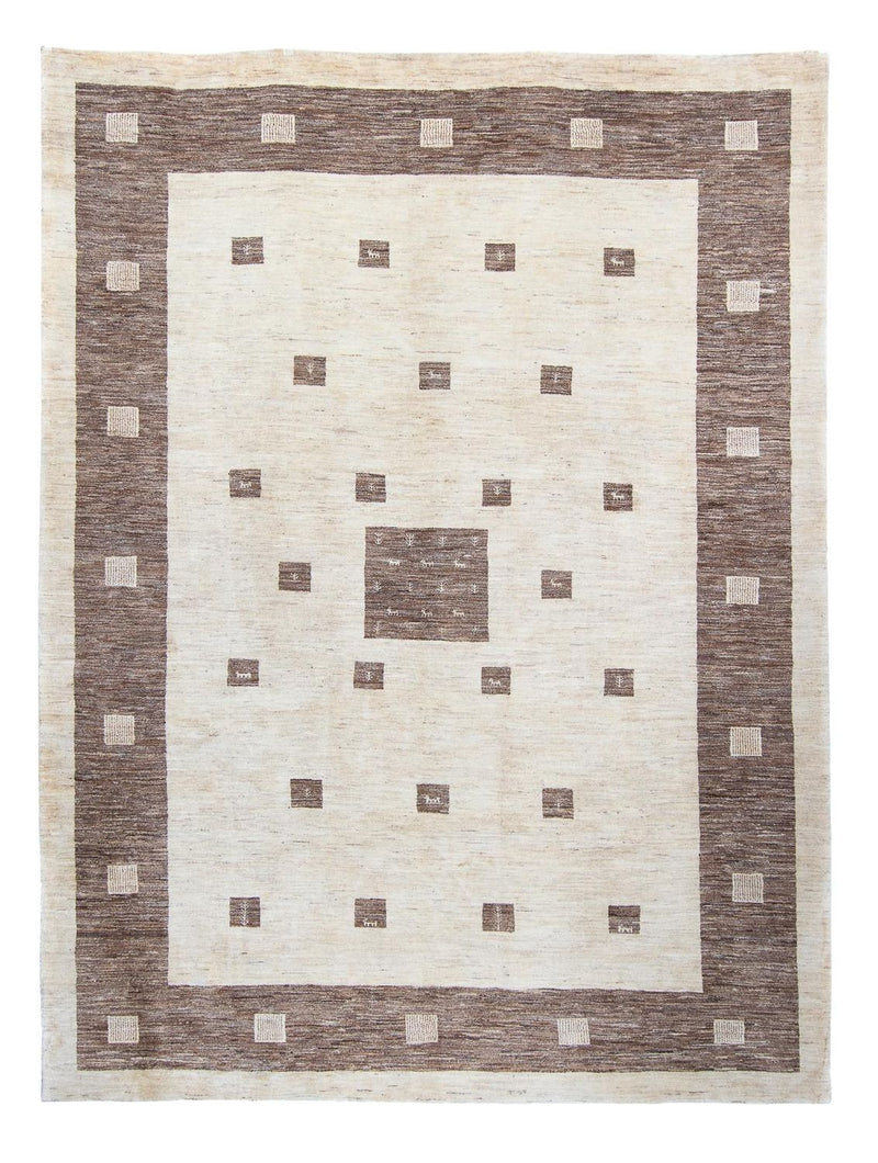 Alfombra Gabbeh - Loribaft Persa - 340 x 250 cm - beige