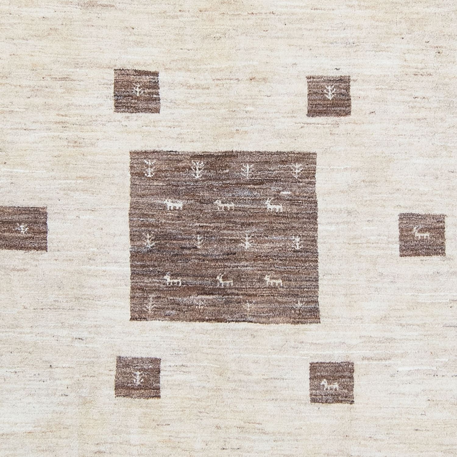 Alfombra Gabbeh - Loribaft Persa - 340 x 250 cm - beige