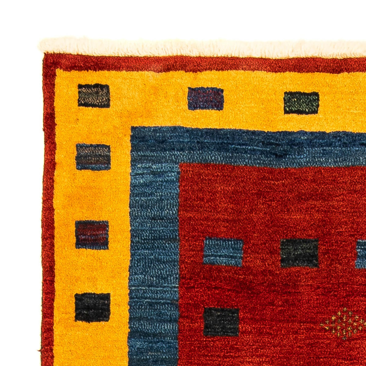 Loribaft Alfombra 112x145cm - Perserteppich Wollteppich