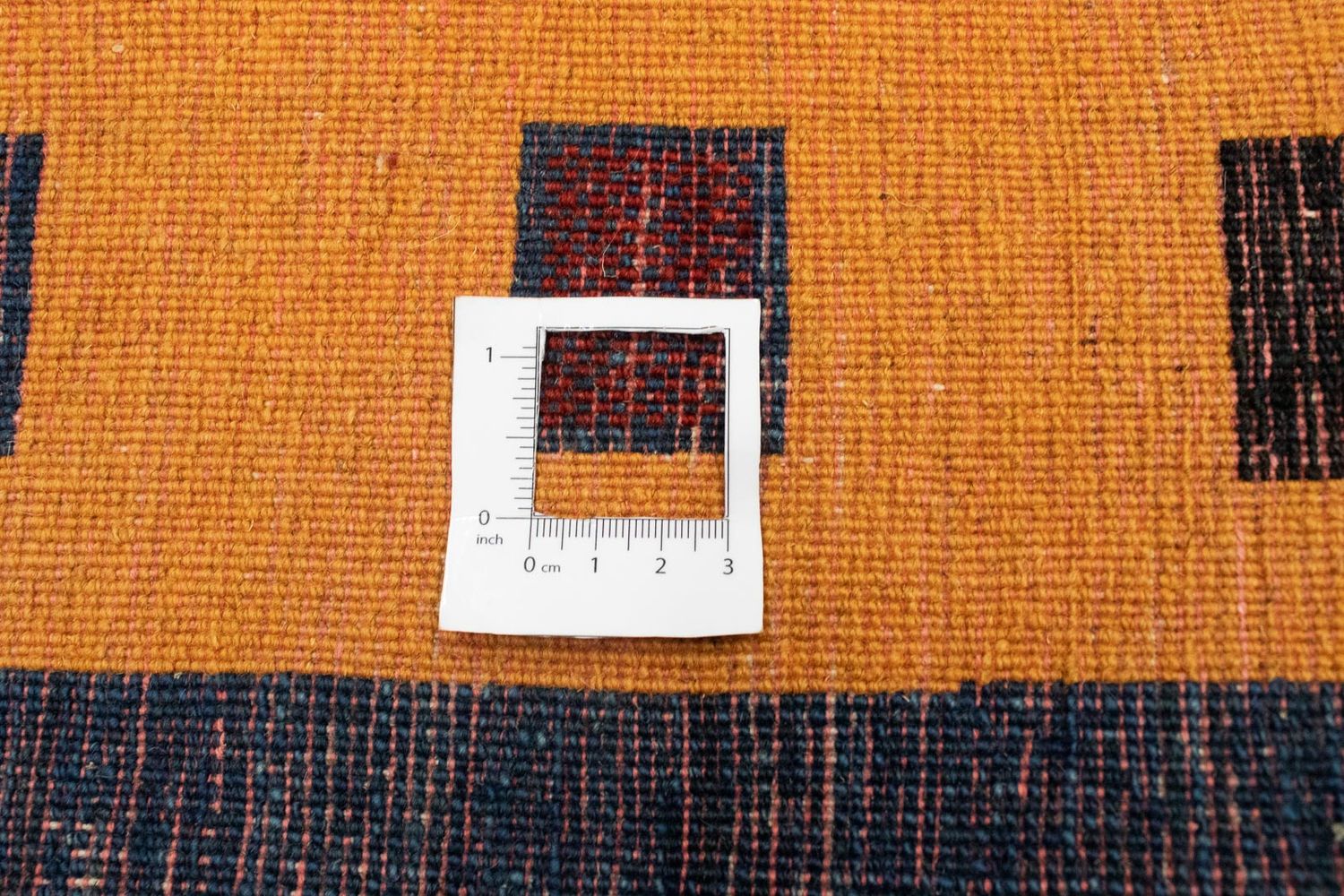 Alfombra Gabbeh - Loribaft Persa - 145 x 112 cm - rojo oscuro