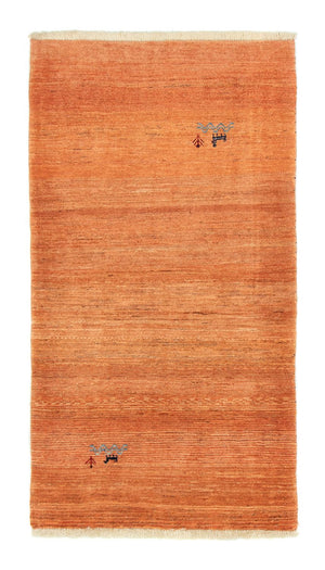 Alfombra Gabbeh - Loribaft Persa - 163 x 88 cm - naranja