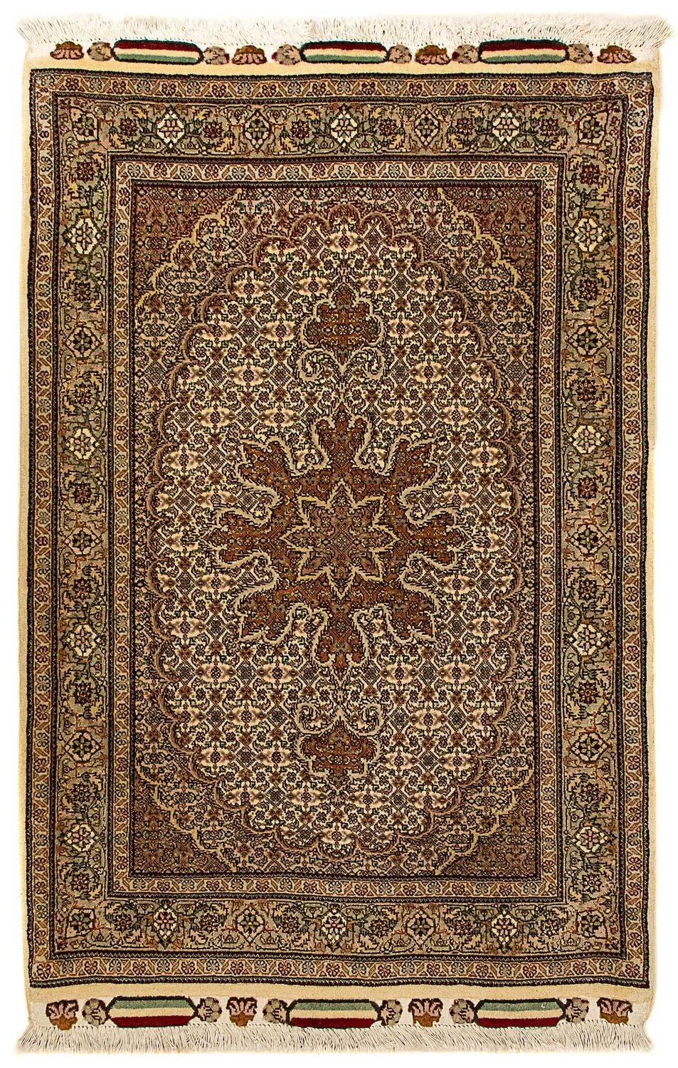 Alfombra Persa - Tabriz - Real - 124 x 80 cm - beige