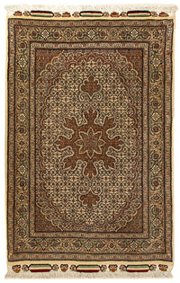 Alfombra Persa - Tabriz - Real - 124 x 80 cm - beige
