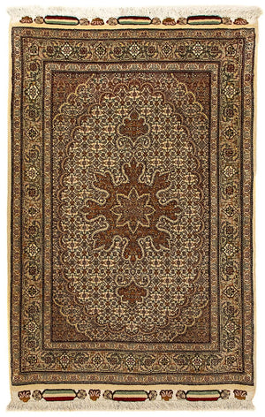 Alfombra Persa - Tabriz - Real - 124 x 80 cm - beige