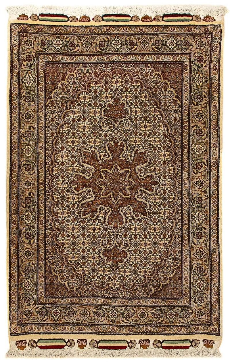 Alfombra Persa - Tabriz - Real - 124 x 80 cm - beige