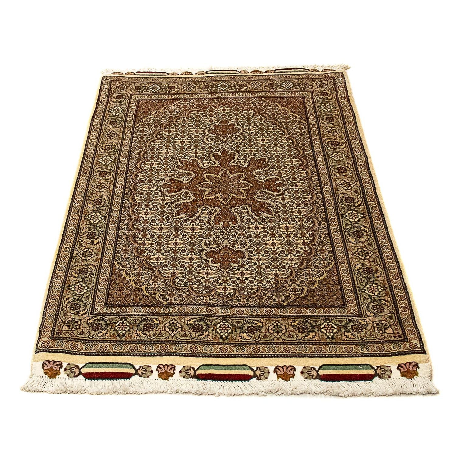 Alfombra Persa - Tabriz - Real - 124 x 80 cm - beige