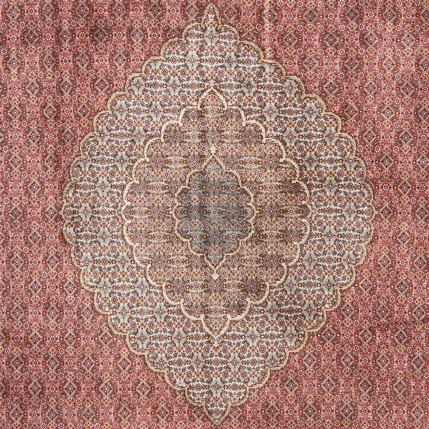 Alfombra persa - Tabriz - 303 x 200 cm - rojo claro