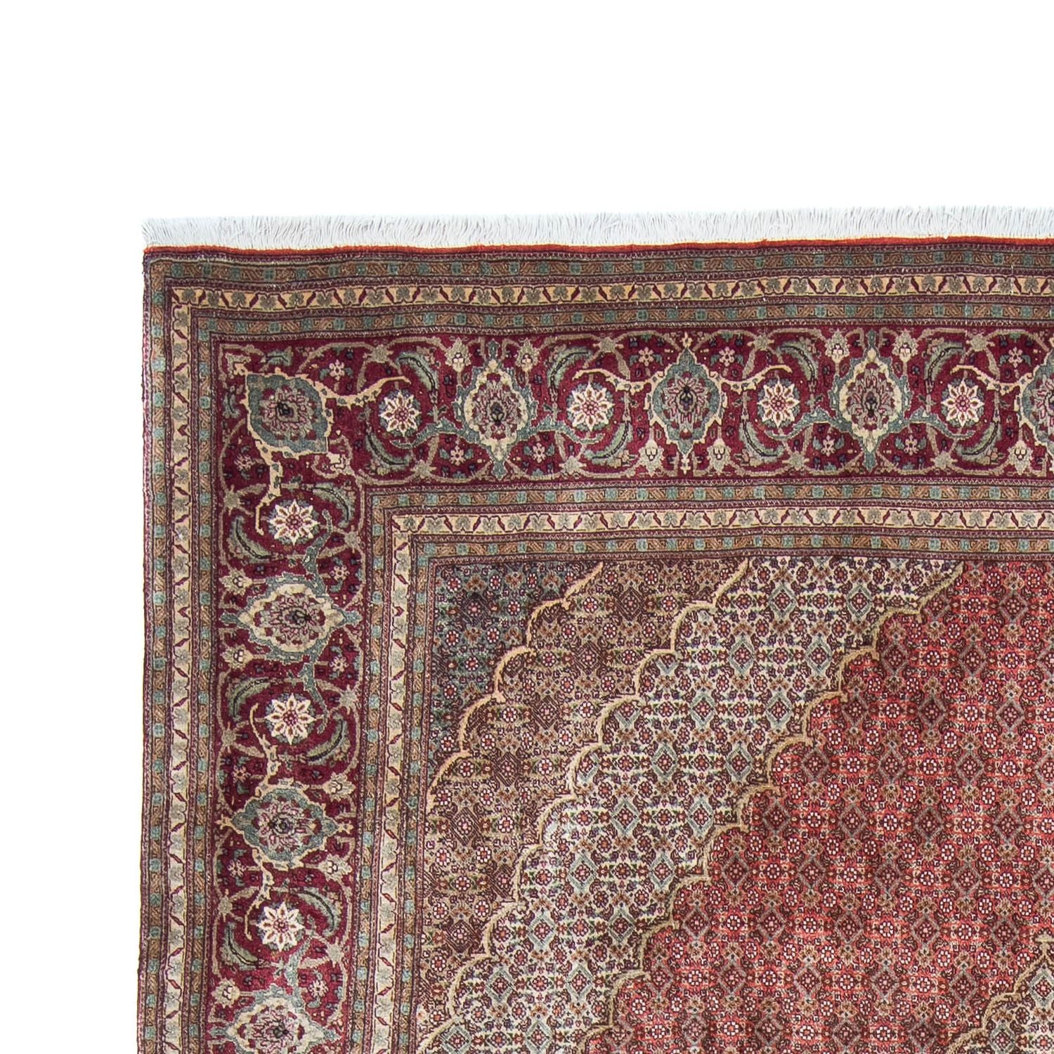 Alfombra persa - Tabriz - 303 x 200 cm - rojo claro