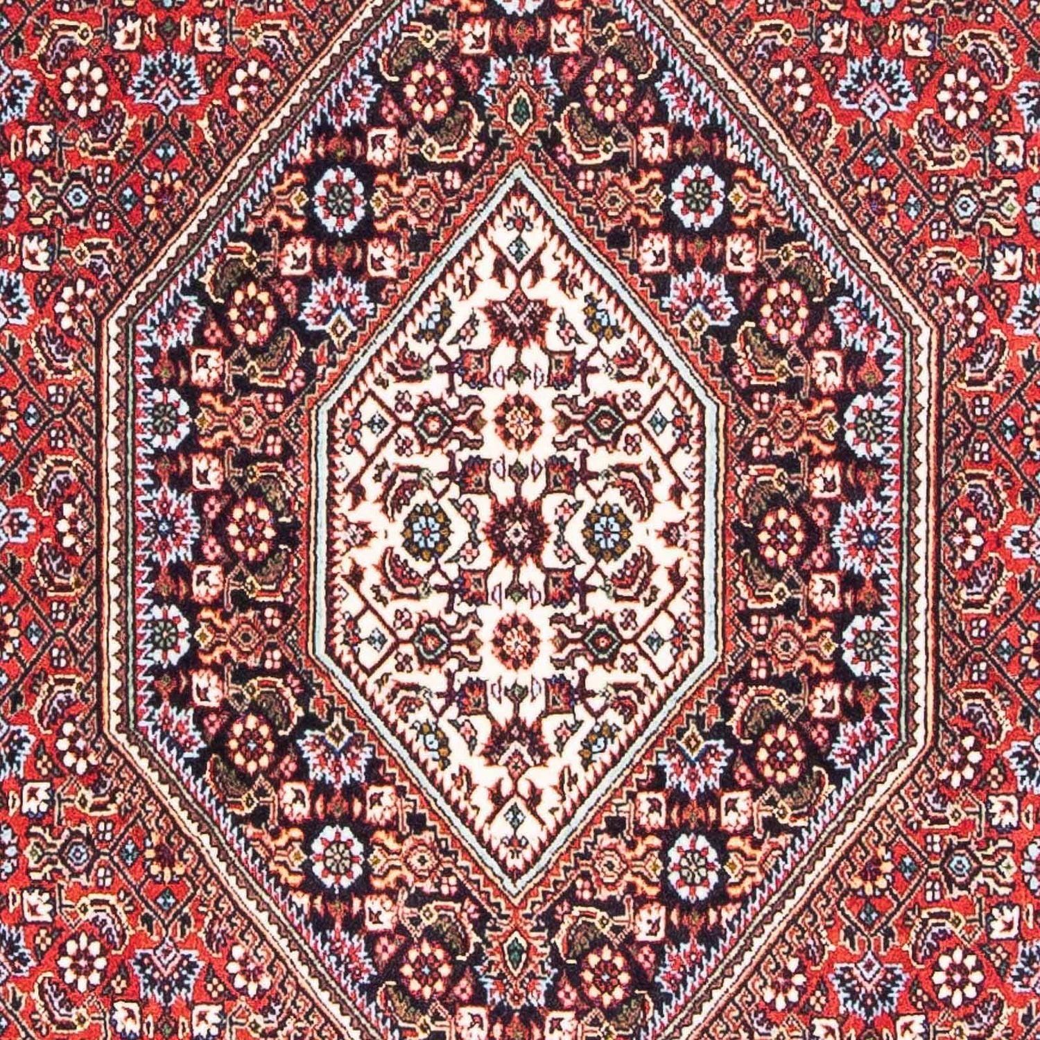 Alfombra persa - Bidjar - 178 x 109 cm - rojo