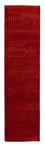 Alfombra de pasillo Alfombra Gabbeh - Loribaft Persa - 307 x 80 cm - rojo