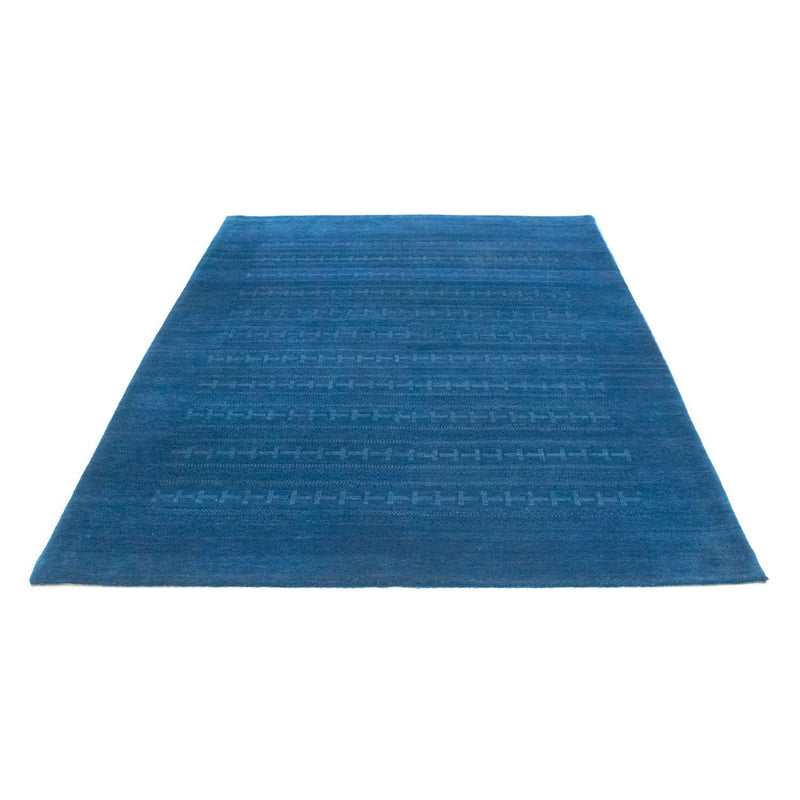 Alfombra Gabbeh - Loribaft Persa - 243 x 171 cm - azul
