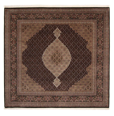 Alfombra persa - Tabriz - 253 x 246 cm - azul oscuro