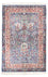 Alfombra persa - Ghom - 120 x 78 cm - azul oscuro