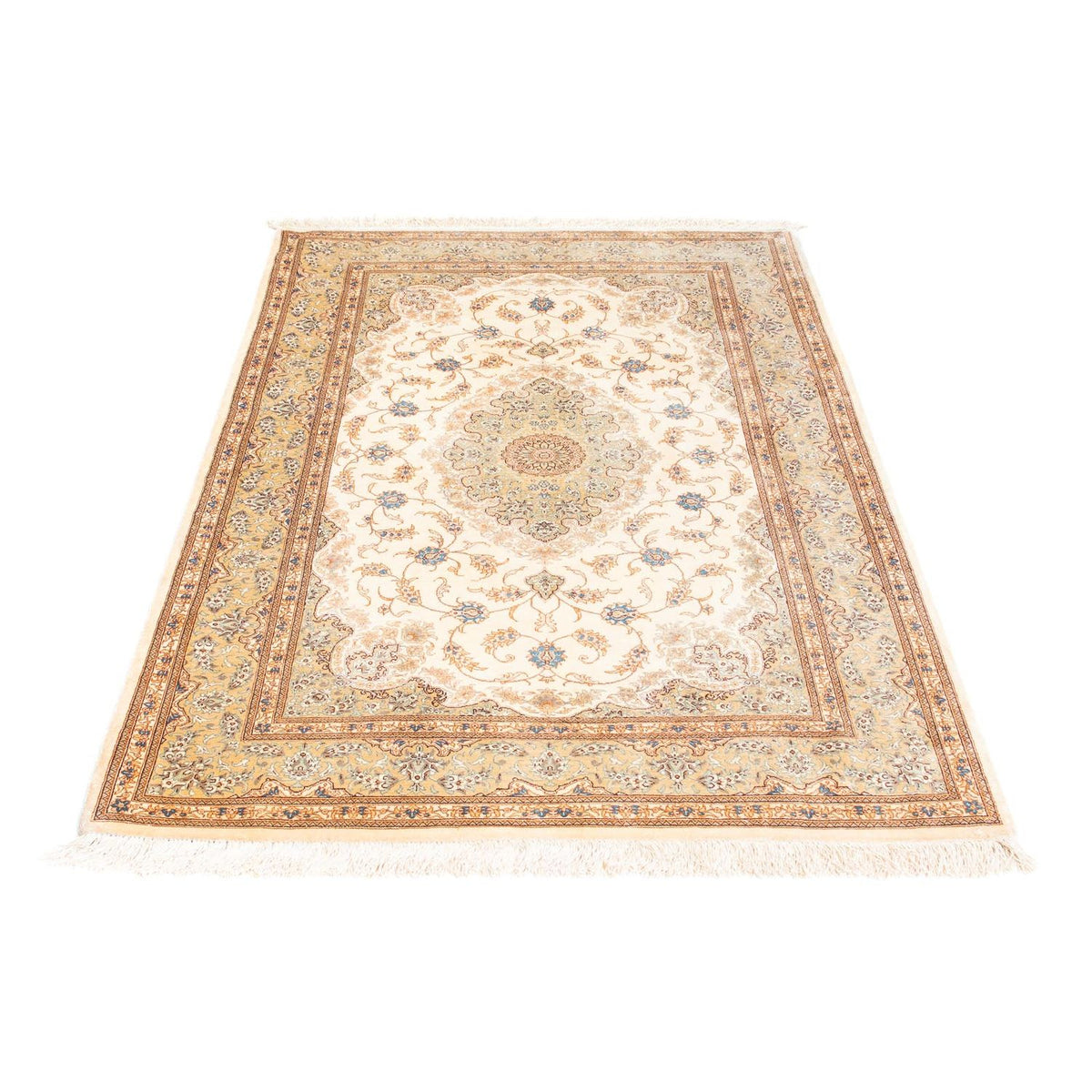 Alfombra persa - Ghom - 150 x 88 cm - beige