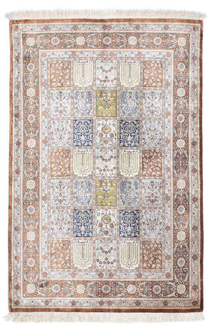 Alfombra persa - Ghom - 148 x 100 cm - multicolor