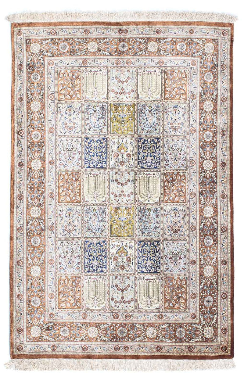 Alfombra persa - Ghom - 148 x 100 cm - multicolor