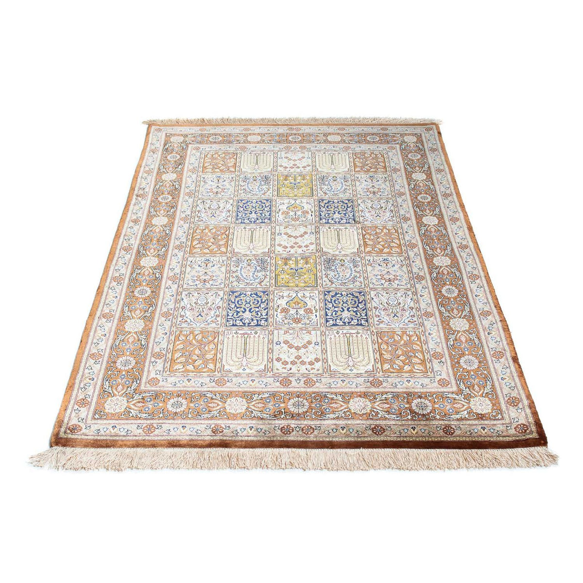 Alfombra persa - Ghom - 148 x 100 cm - multicolor