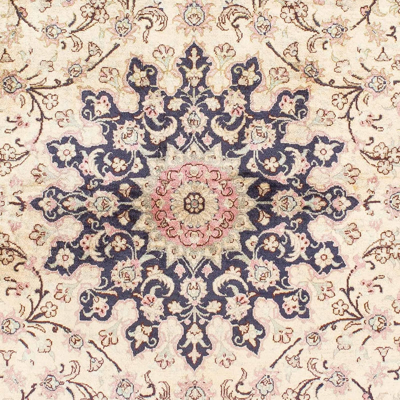 Alfombra persa - Ghom - 151 x 98 cm - beige