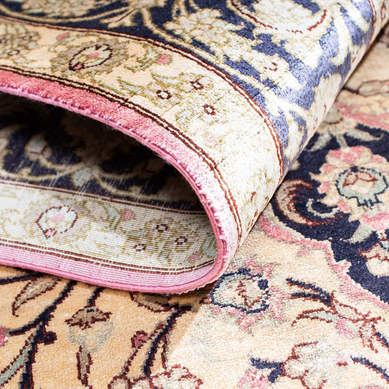 Alfombra persa - Ghom - 151 x 98 cm - beige