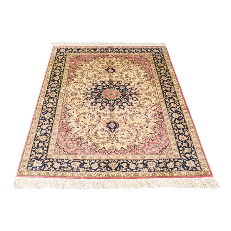 Alfombra persa - Ghom - 151 x 98 cm - beige