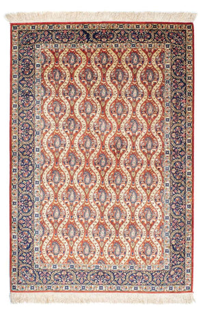 Alfombra persa - Ghom - 150 x 98 cm - rojo