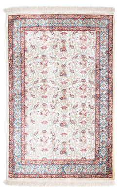 Alfombra persa - Ghom - 157 x 99 cm - beige