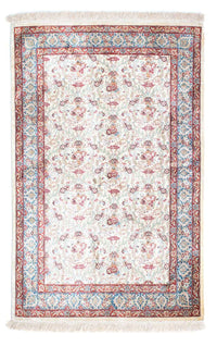 Alfombra persa - Ghom - 157 x 99 cm - beige