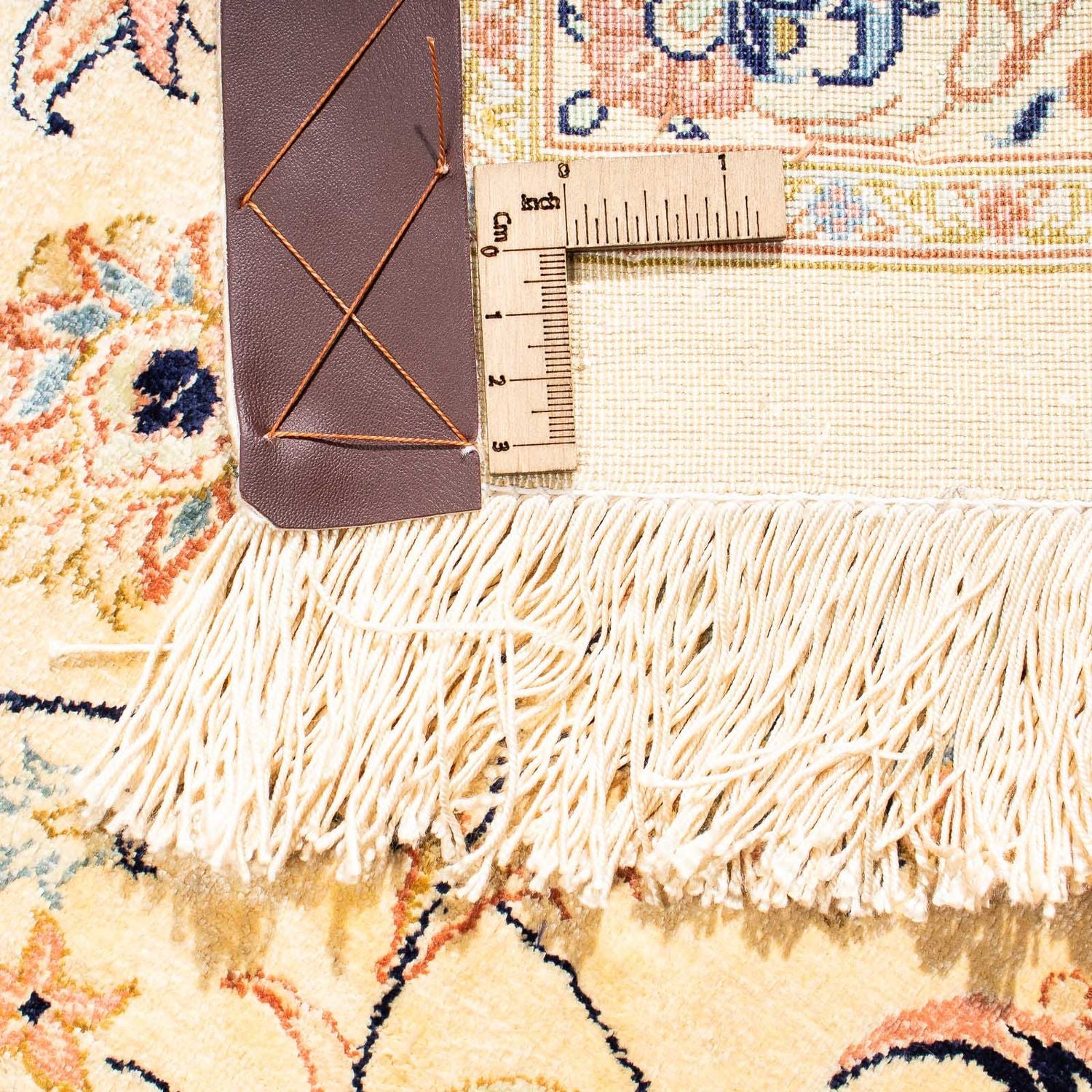 Alfombra persa - Ghom - 297 x 194 cm - beige