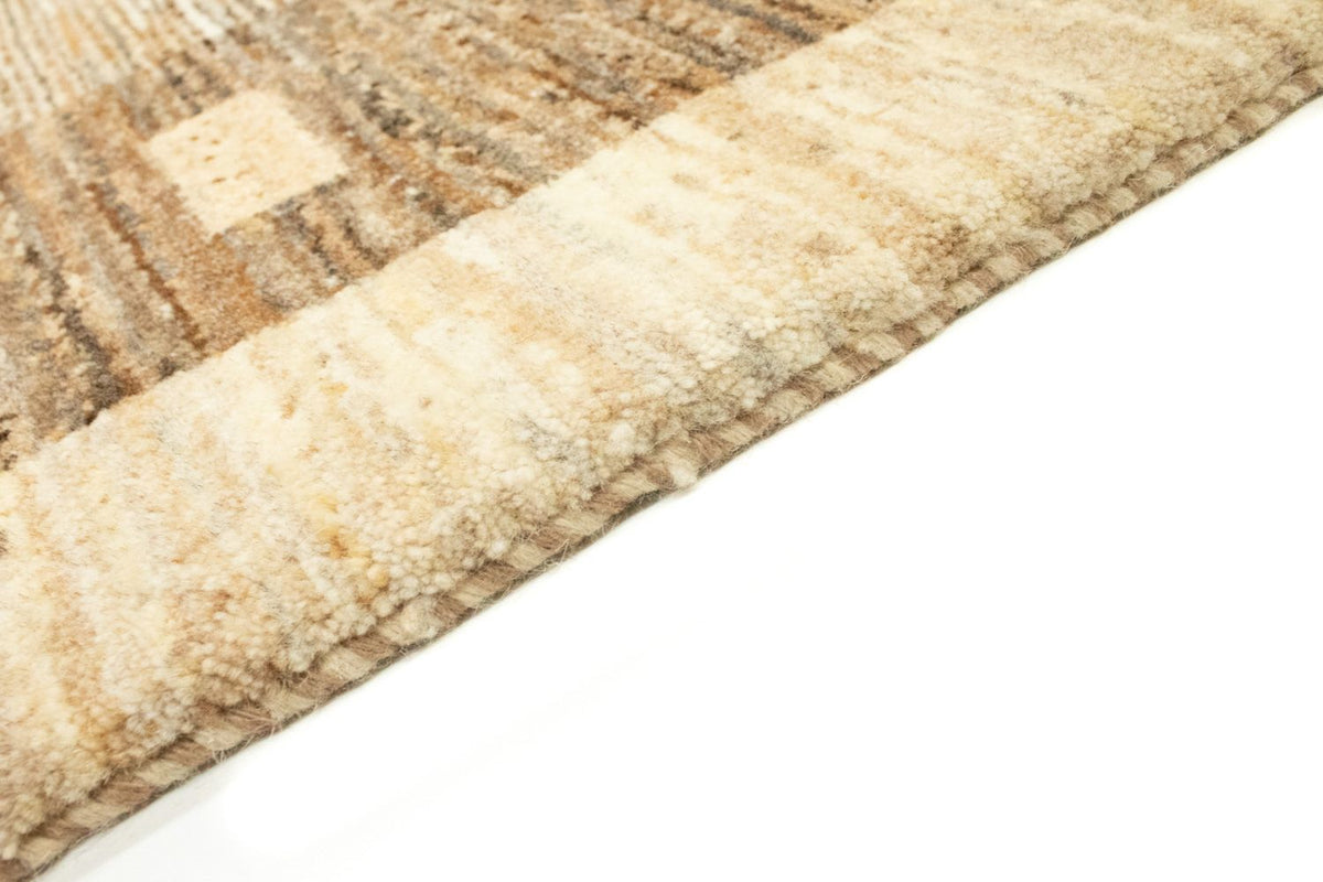 Alfombra Gabbeh - Loribaft Persa - 228 x 161 cm - marrón claro