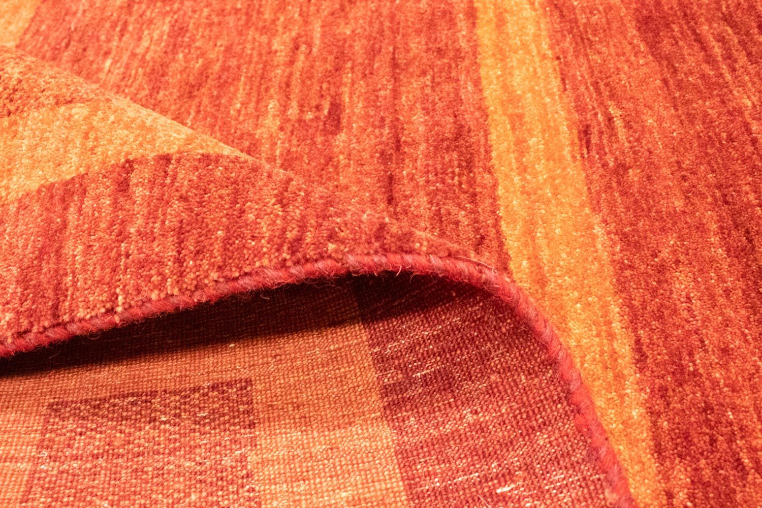 Alfombra Gabbeh - Loribaft Persa - 247 x 171 cm - rojo