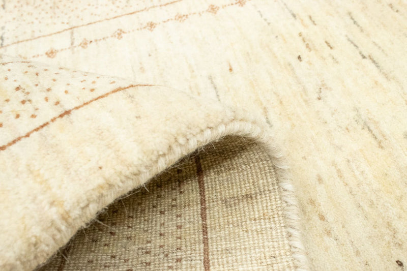 Alfombra de pasillo Alfombra Gabbeh - Loribaft Persa - 185 x 85 cm - beige