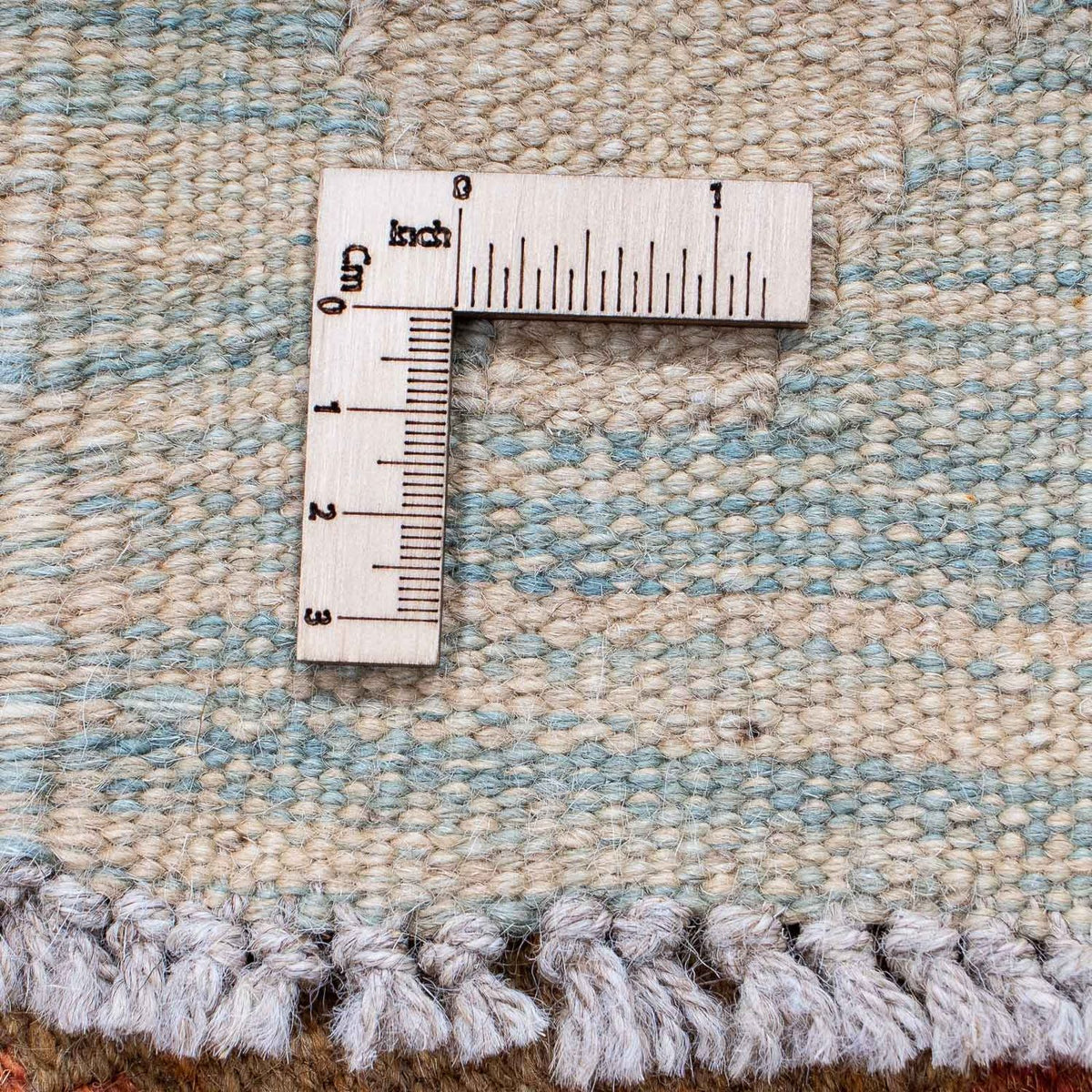 Alfombra de pasillo Alfombra Kelim - Splash - 200 x 60 cm - óxido