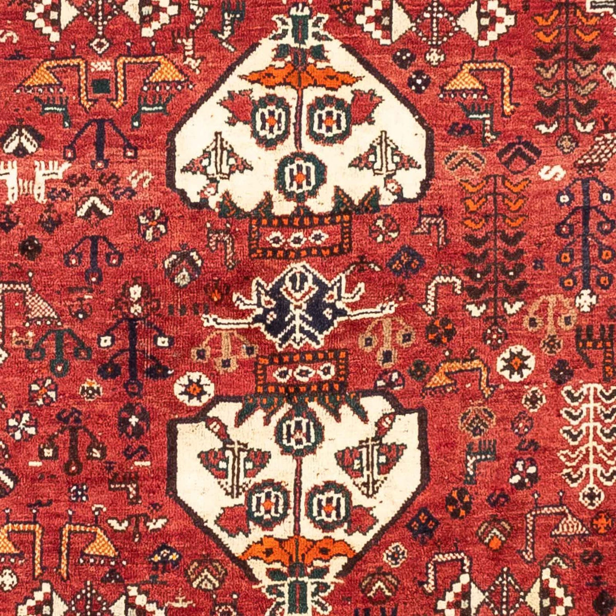 Alfombra persa - Nómada - 260 x 176 cm - rojo