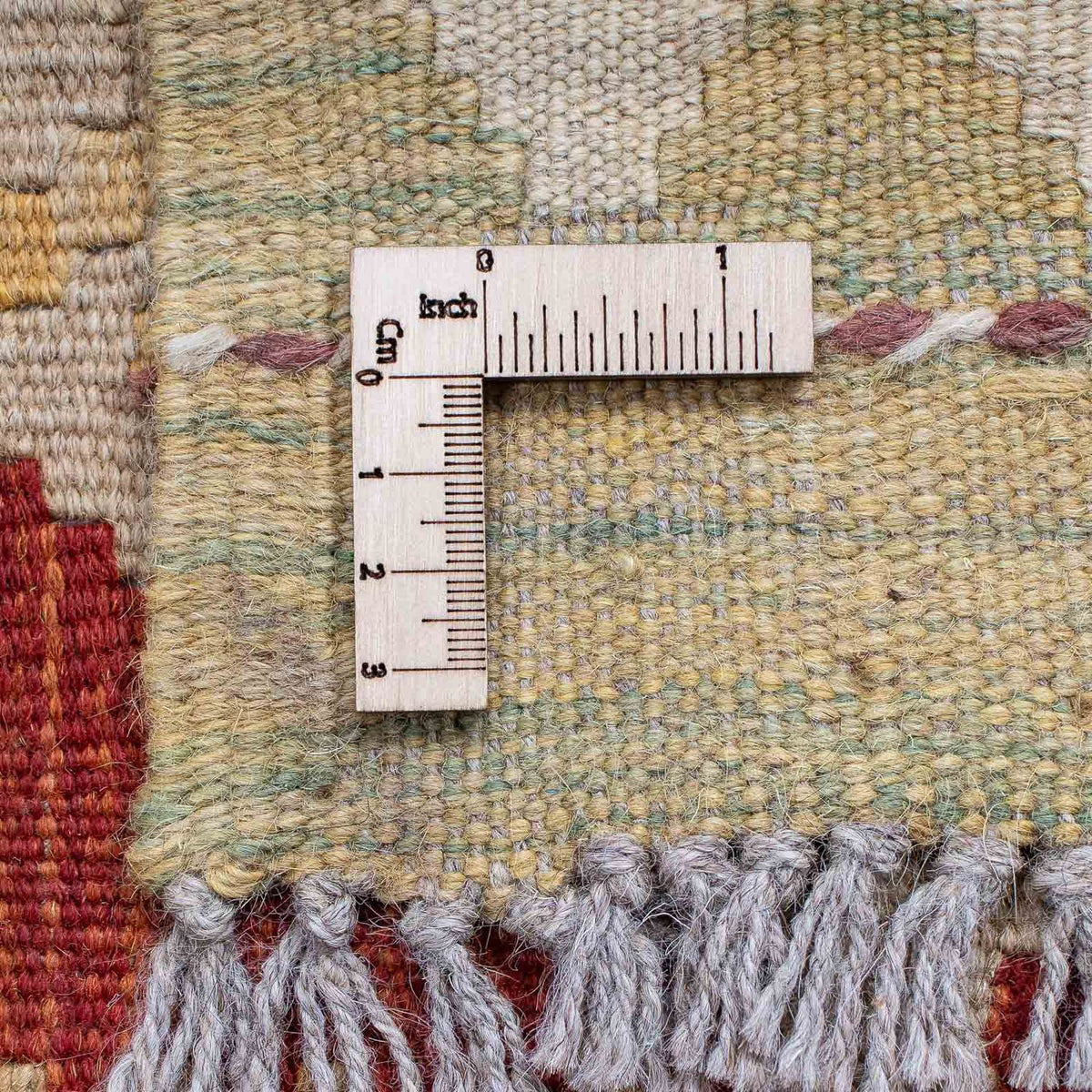 Alfombra de pasillo Alfombra Kelim - Splash - 152 x 61 cm - multicolor