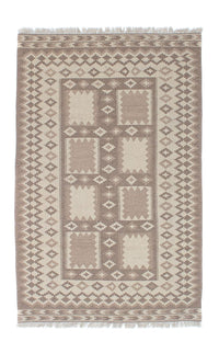 Alfombra Kelim - Oriental - 190 x 120 cm - gris claro