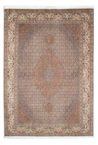 Alfombra persa - Tabriz - 242 x 168 cm - marrón claro