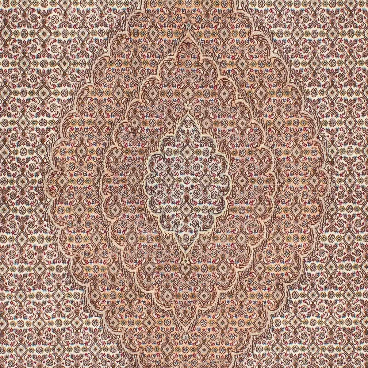 Alfombra persa - Tabriz - 242 x 168 cm - marrón claro